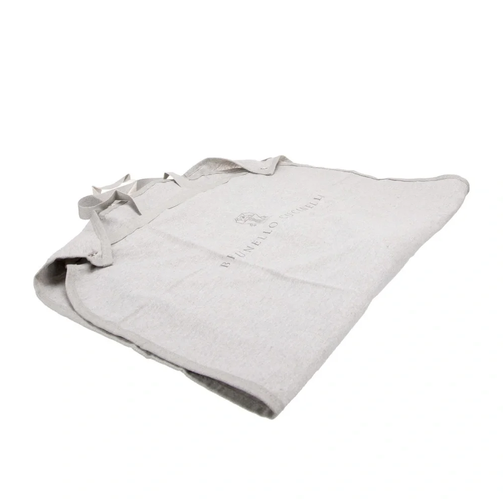 New Brunello Cucinelli Fabric Logo Garment Bag